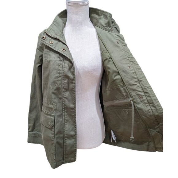 NWOT Madewell Military-Inspired Canvas Dispatch Jacket A1068 Size XS ARMY Green - Picture 7 of 12